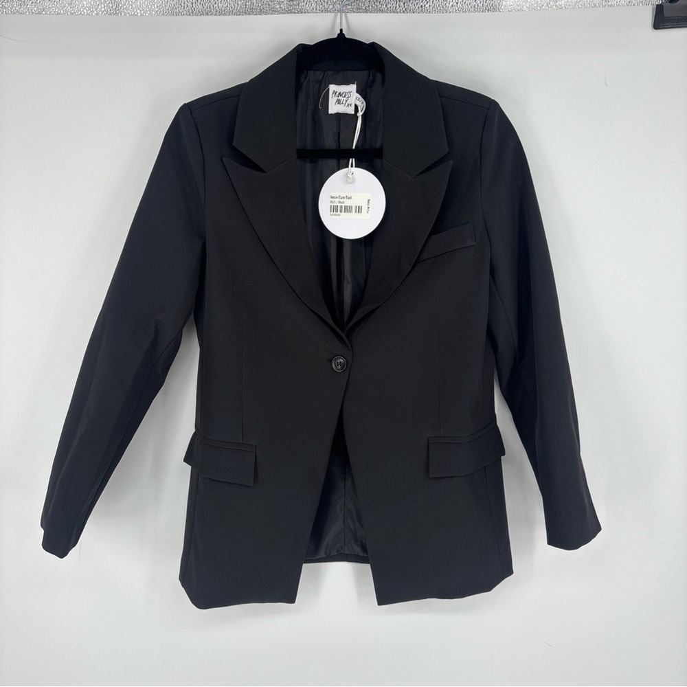 Princess Polly Classic Black Blazer